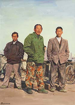 《村路漫漫》2007年120X150CM